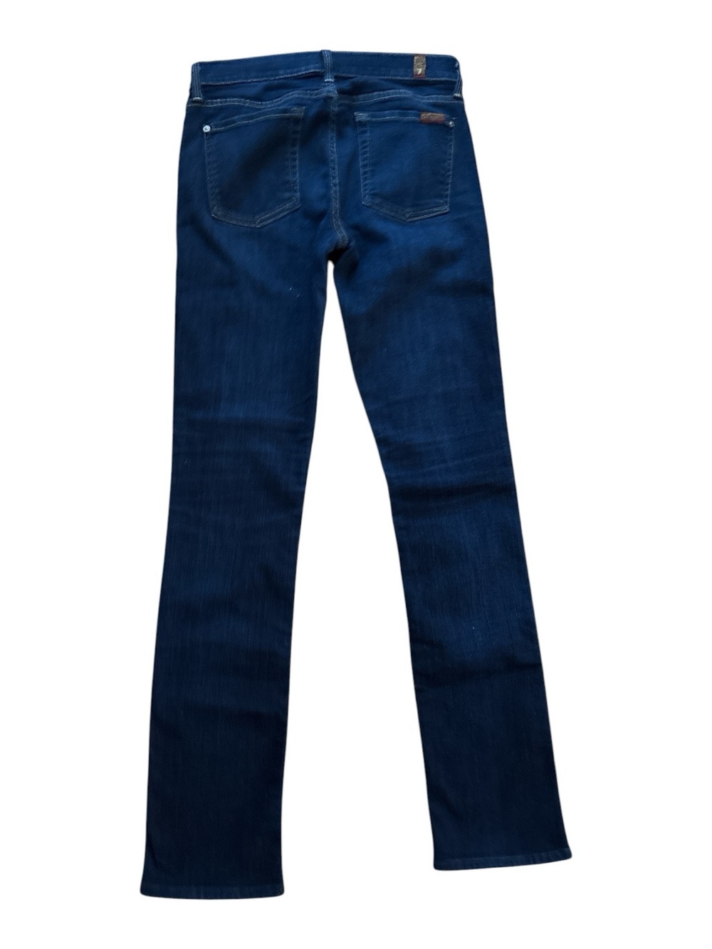 7 for all Mankind The Modern Straight Classic Women's Dark Blue Jeans Size 29 - Picture 2 of 11